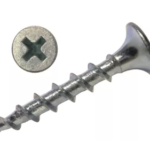 Tornillo Fresada 6 x 1-1/4" Cinc Azul x 100 unidades