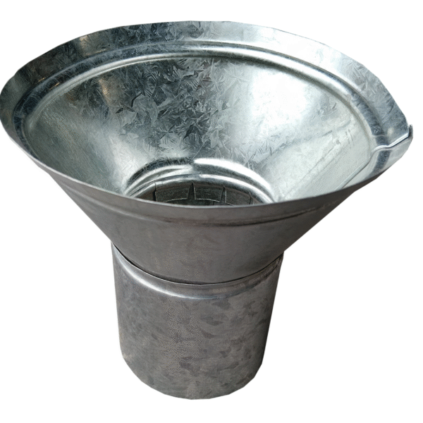 Boqueta Embudo Diametro 160mm Galvanizado