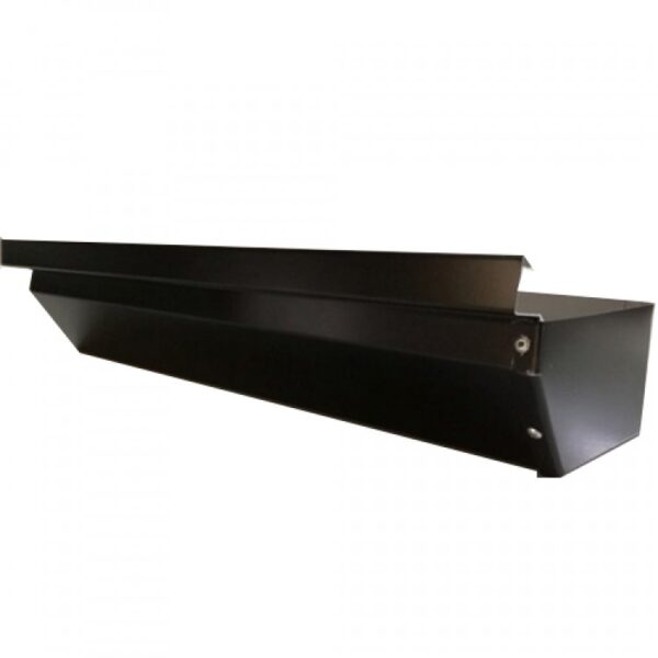 Canaleta STD x 2.44mts Des 0,305 CH 25 Color Negro
