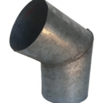 Codo 3" Pulgadas 45° Desagüe Galvanizado