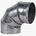 Curva Articulada 4" Pulgadas Galvanizada